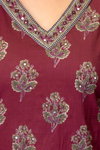 Naisha K 394 Cotton Embroidery Work Kurti With Pant Dupatta bulk Orders india