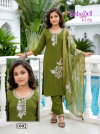 Baby Doll Kids Vol 5 Roman Silk Sequence Work Kurti Set