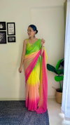 Aab Rubby Fancy Georgette Bollywood Saree Wholesale Price In Surat