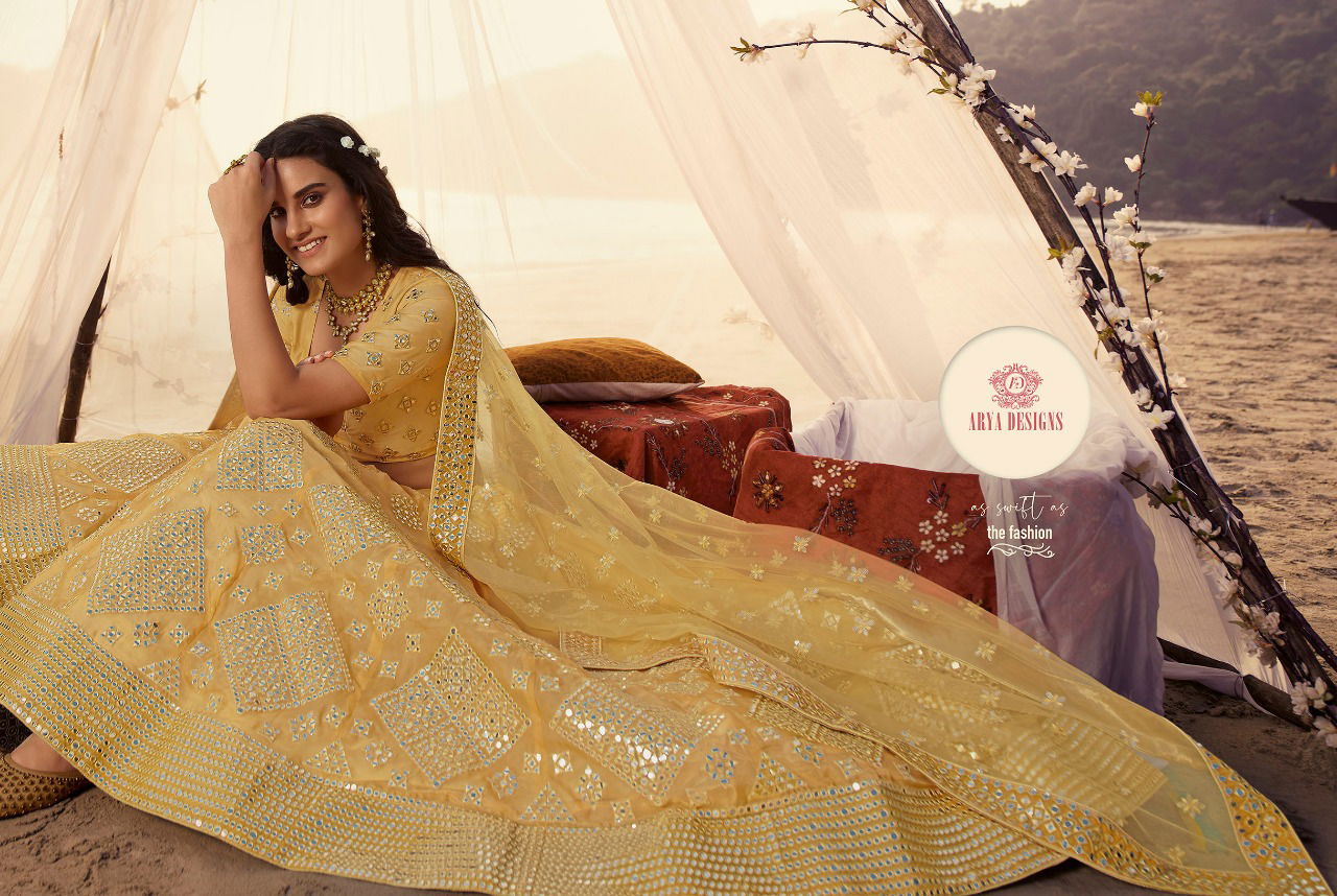 Arya Euphoria 7 Heavy Designer Soft Net Wedding and Partywear Lehenga Choli Collections
