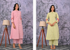Naisha K 120 Khadi Cotton With Embroidered Work Co Ord Set Wholesale Online