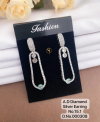 Ad Diamond Silver And Rose Gold Earrings 11 Online Wholesale