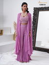 Amoha C2081 Chinon Embroidery Readymade Indo Western Exporters In India