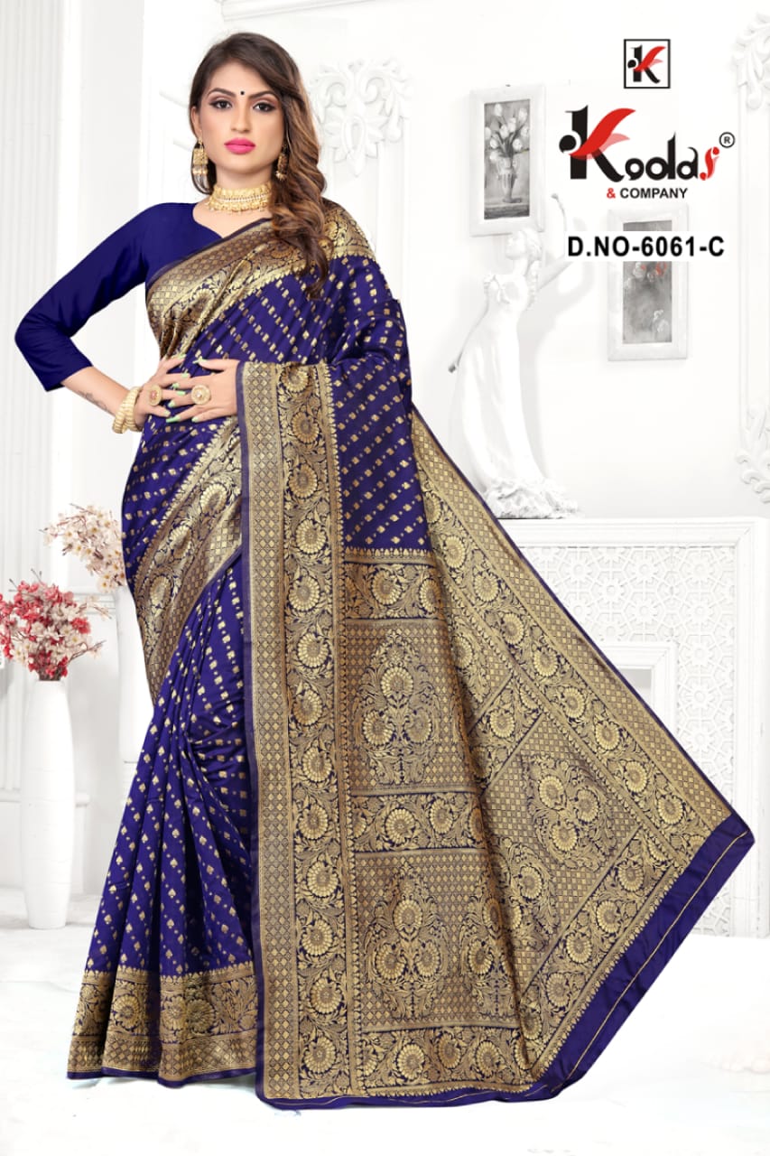 Skoda 6061 Latest Fancy Designer Silk Festive Wear Heavy Saree Collection
