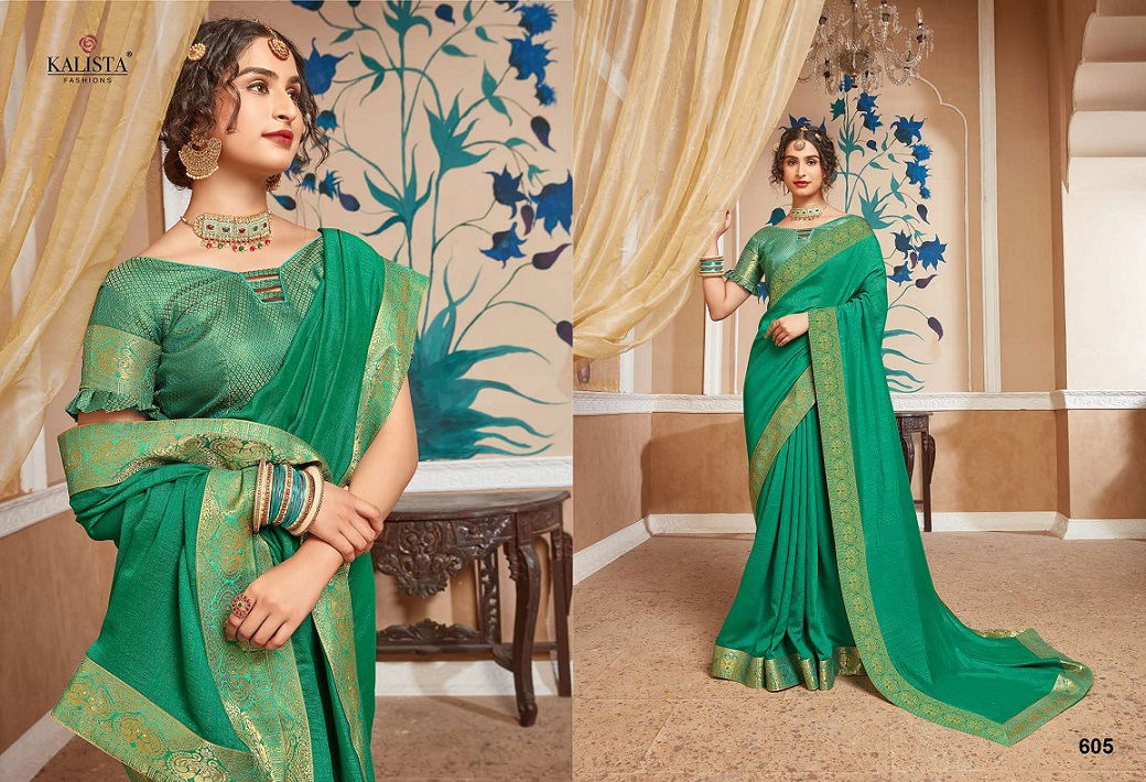 Kalishta Aayushi Latest Designer Festival Wear Beautiful Designer Border Saree Collection