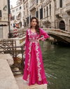 Melodi By Sayuri Chinon Jacquard Silk Designer Top With Bottom And Shrug Wholesale Clothing Ditributors In India