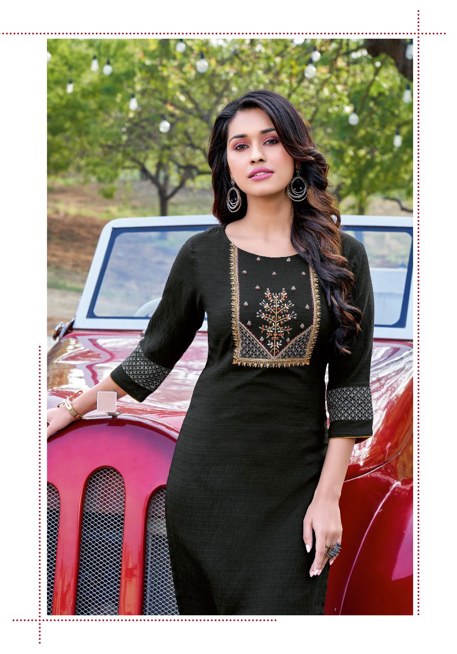 Kadlee Shalinee 3 New Ethnic Wear Viscose Kurti With Bottom Collection