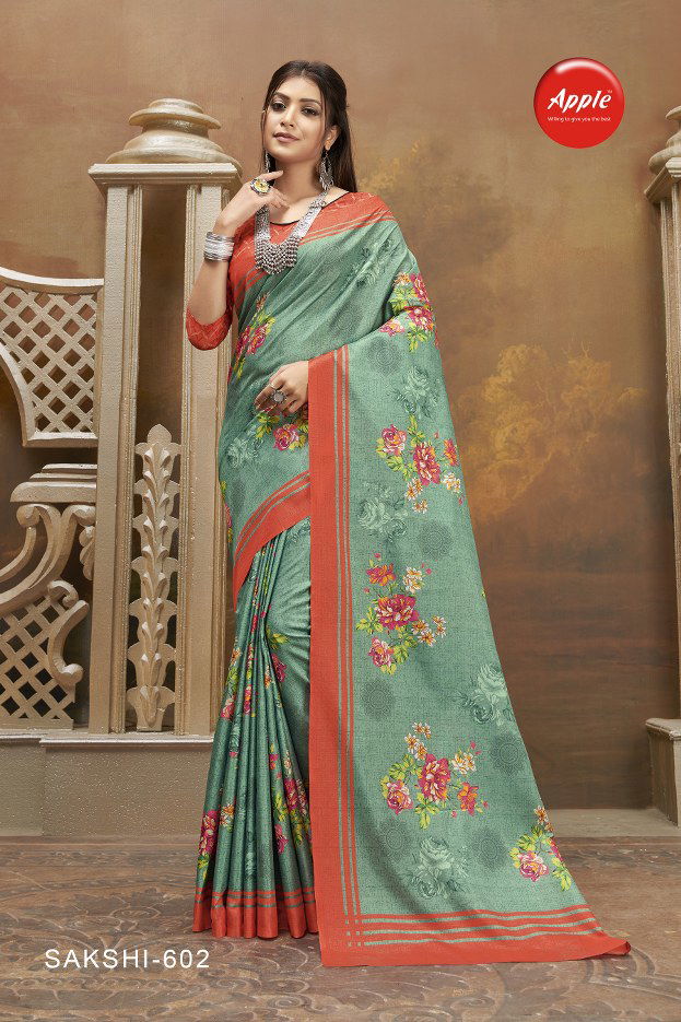 Apple Sakshi 6 Latest Fancy Regular wear Manipuri Silk Festive Wear Saree Collection
