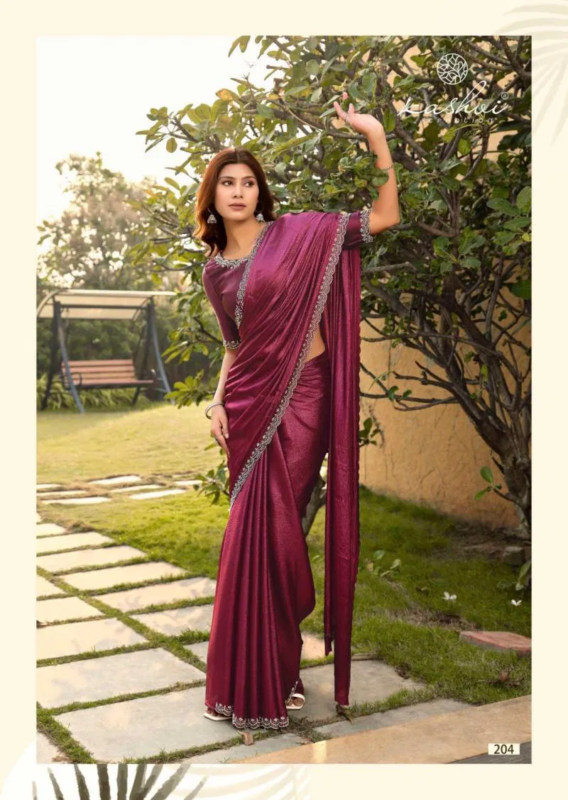 Sapphire Vol 2 By Kashvi Soft Silk With Jharkan Work Saree Wholesale Market Surat