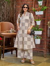 Naisha K 738 Khadi Cotton Aline Wholesale Kurti With Bottom Suppliers In Mumbai