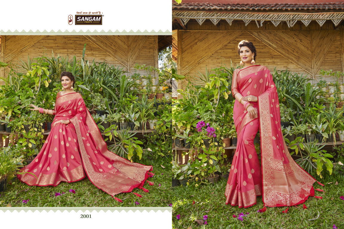 Sangam Sambhalpuri Latest Designer Handloom Silk Festival Wear Sarees Collection