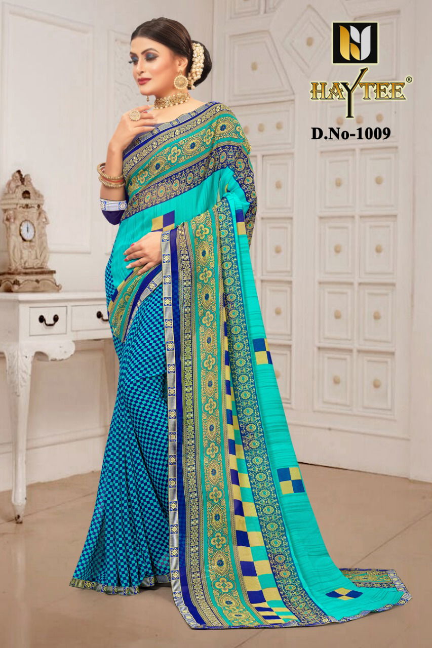 Haytee Gmail 85 Latest Collection Of Dani Printed Daily Wear Saree 