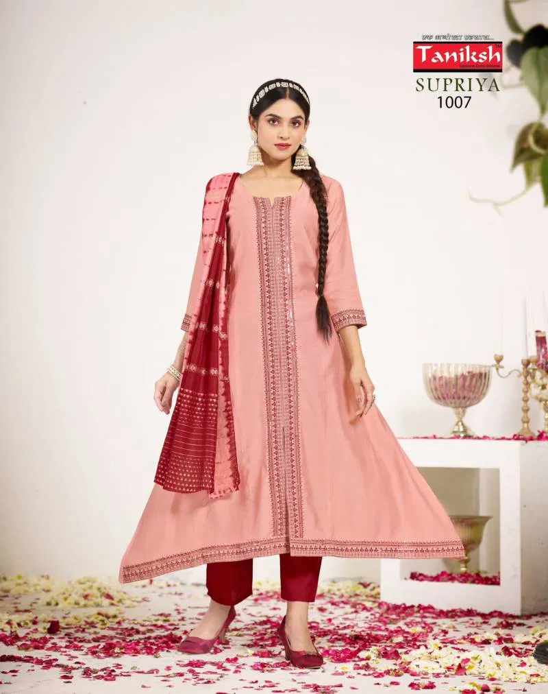 Supriya Vol 1 By Taniksh Vatican Kurti Bottom With Dupatta Suppliers In India