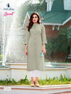 Decent Nx Fancy Latest Regular Wear Rayon Printed Designer Button Kurtis Collection