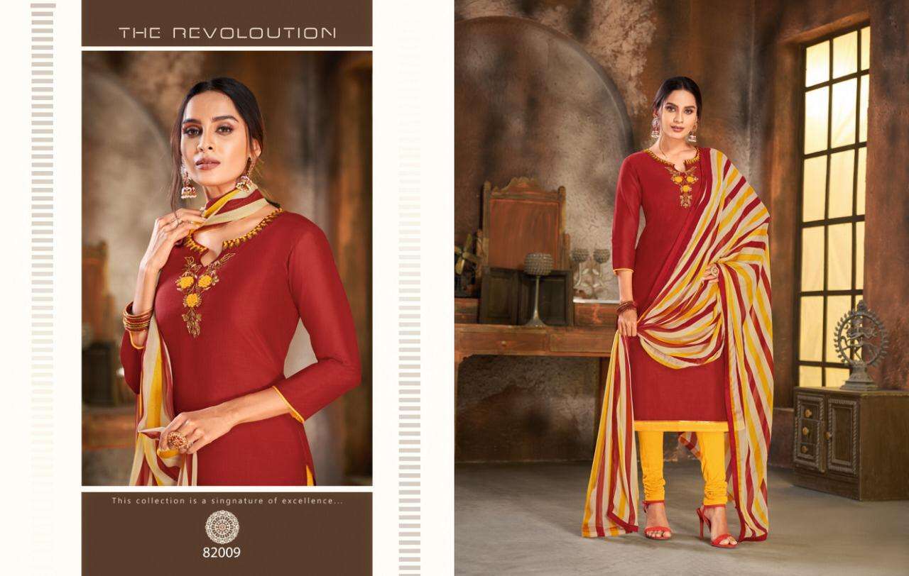 Kapil Spring Vol 5 Latest Designer Heavy Modal Cotton Hand Work Dress Material Collection With Chiffon Four Sided Lace Dupatta 