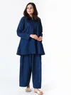 Dhruvi 469 Plain Chanderi Silk Kurti With Bottom
