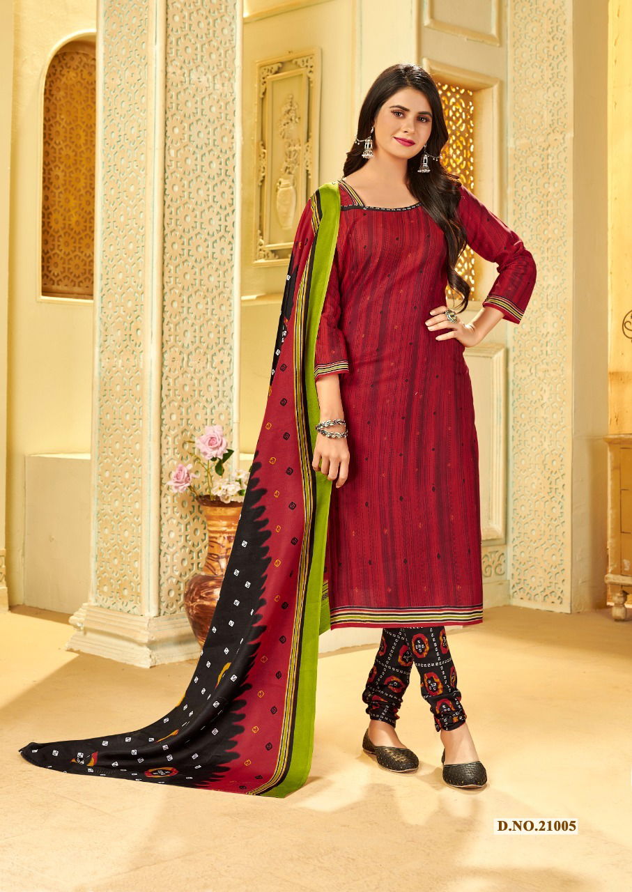 Skt Suits Kalyani 21 Mix Cotton Printed Designer Casual Wear Dress Material Collection
