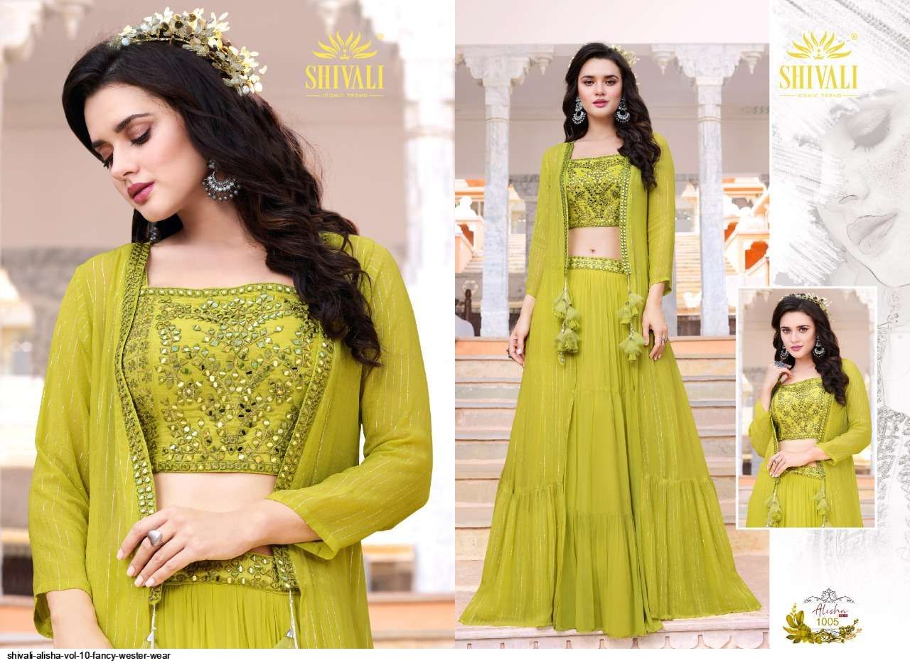 Shivali Alisha 10 Latest Designer Fancy Western Wear Collection