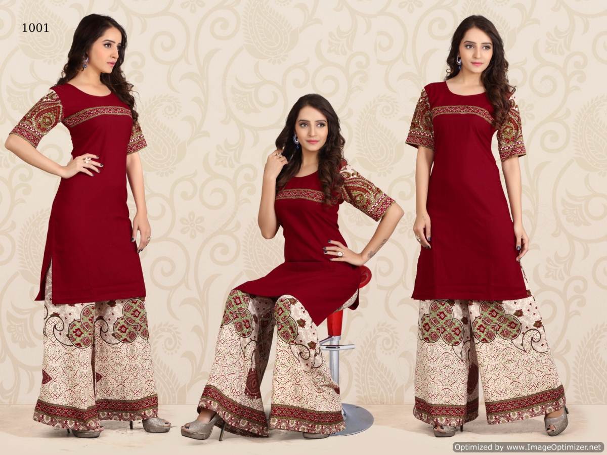 Jugni-Khwaab Latest fancy Designer Ethnic Wear Polly Cotton Printed Kurtis With Bottom Collection
 