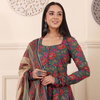 Dhruvi 329 Viscose Printed Surat Anarkali Kurtis With Bottom Dupatta Wholesale Market