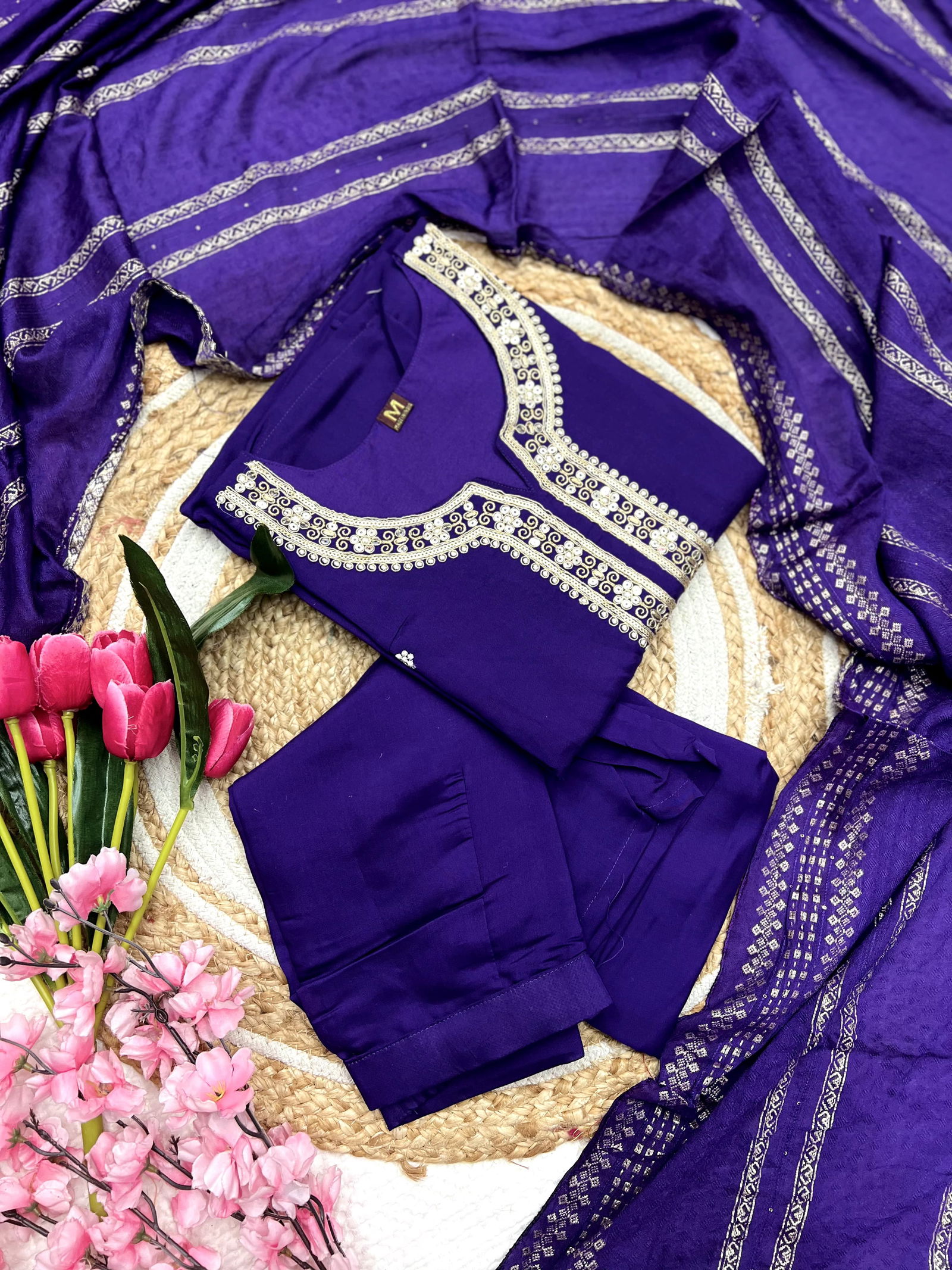 KF 610 Kalaai Viscose Embroidery Kurti With Bottom Dupatta Orders In India