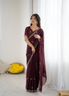 Csn Ambey Star Georgette Silk With Embroidered Fancy Saree Wholesale Online