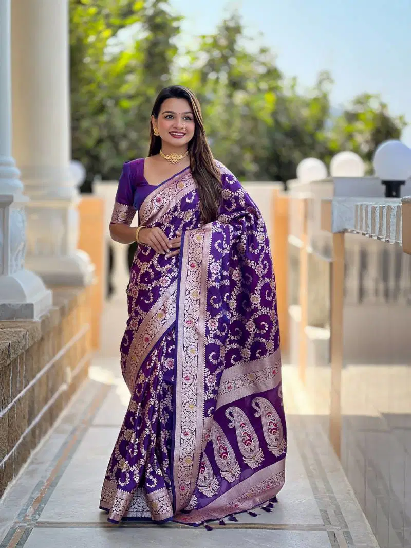 Nx Banarasi 6 Festive Wear Banarasi Silk Saree Wholesalers In Delhi