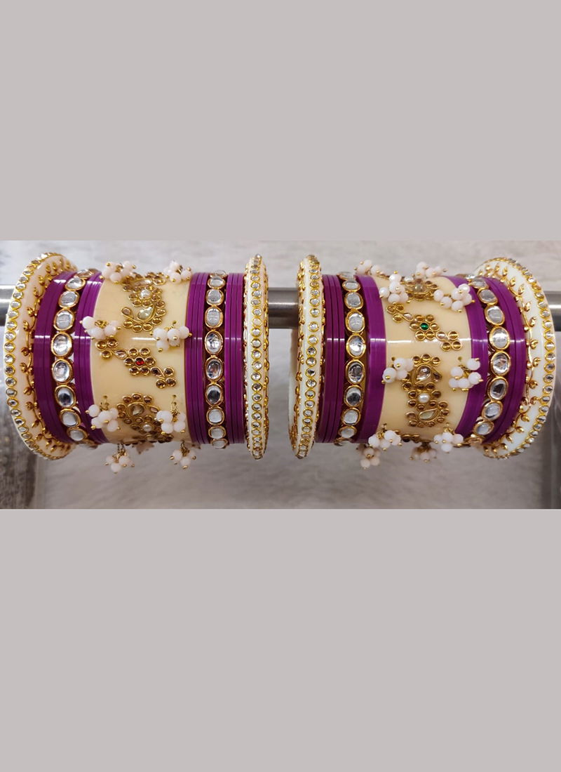 Gorgeous Fancy Bridal  And Party Wear Bangles Collection With Stone Work