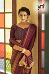 Ynf Rainbow Schiffli 1 Designer Party Wear Silk Printed Saree Collection