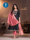 Angika By Kaya Gadhwal Silk Anarkali Kurtis Set Wholesale Price In Surat