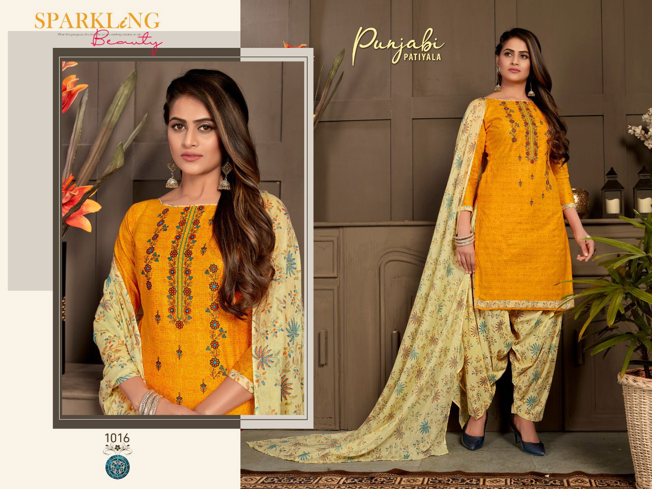 Ganesha Punjabi Patiyala 1 Latest Collection Of Ready Made Daily Wear Printed Cotton Salwar Kameez 