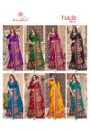 Tulsi Vol 1 By Kashvi Dull Moss Kesab Border Saree 