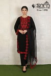 Safa Fashion Fab 1398 Tunic Georgette Kurti With Bottom Dupatta Wholesale