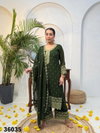 Naisha K 201 Georgette Pakistani Style Suit With Worked Dupatta Wholesalers In Delhi
