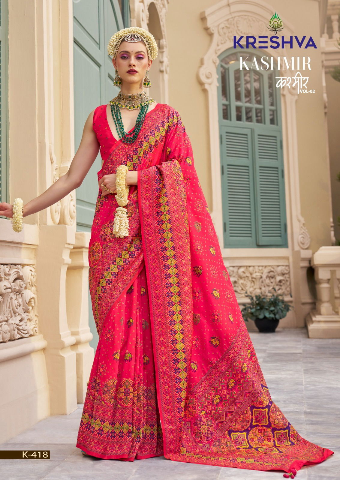 Kashmir Vol 2 By Kreshva Banarasi Silk Wedding Wear Saree Wholesale In India