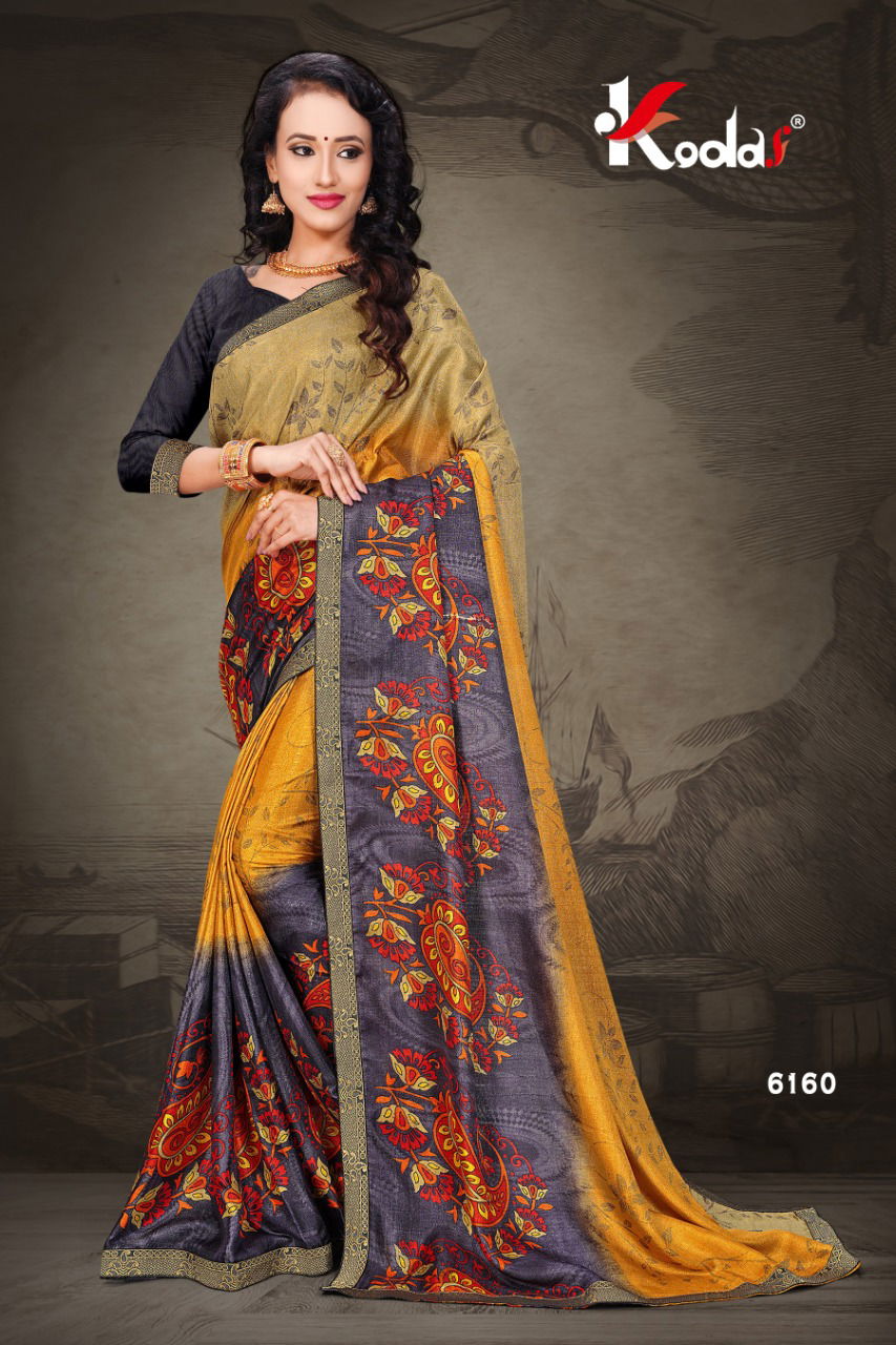 Daily Wear Designer Fancy Vichitra Silk Saree Collection