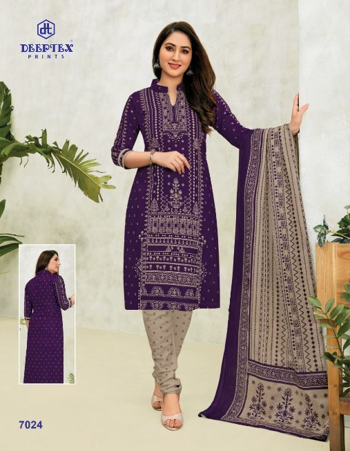 Deeptex Miss India 70 Casual Daily Wear Cotton Printed Dress Material Collection