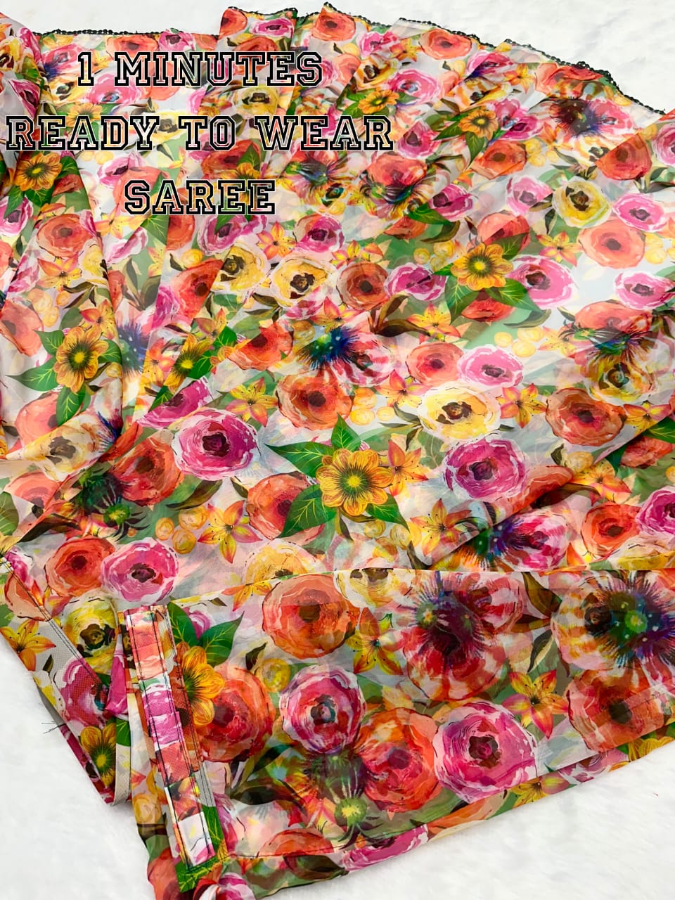Radha By Tc Designer Organza Digital Print Ready To Wear Saree Catalog