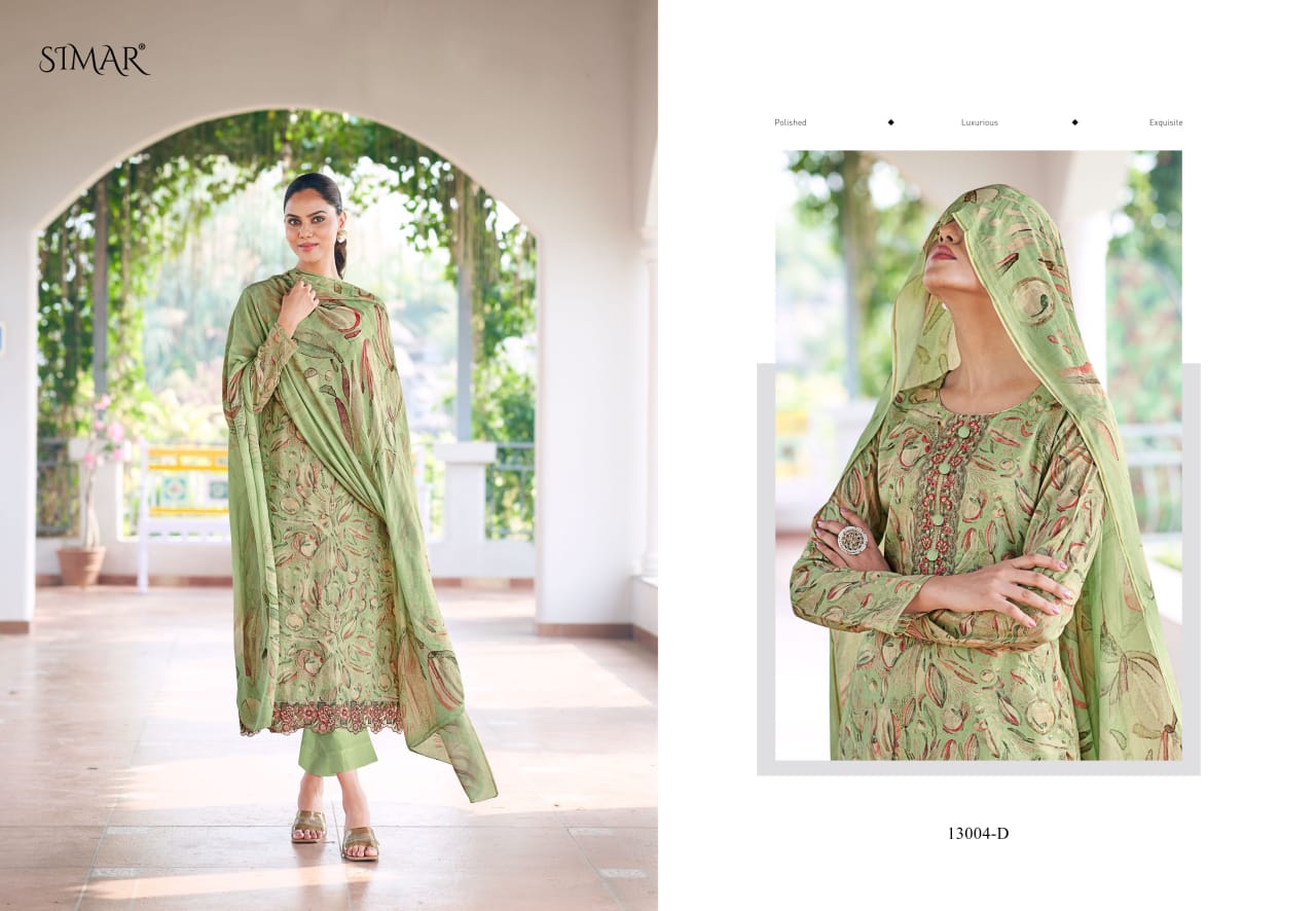 Vihani By Glossy Lawn Cotton Digital Printed Dress Material Wholesale Online