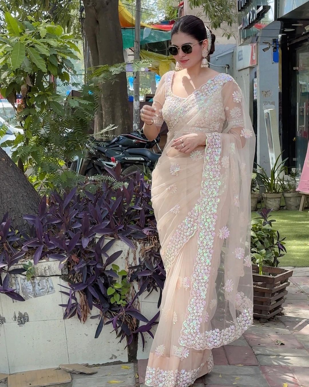  LG 1656 Butter Fly Party Wear Sarees Catalog