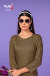 Deecee Drishya Heavy Rayon Plain Designer Kurtis Catalog
