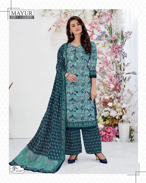 Mayur Khusi 53 Latest Designer Printed Pure Cotton Slawar Suit Collection 