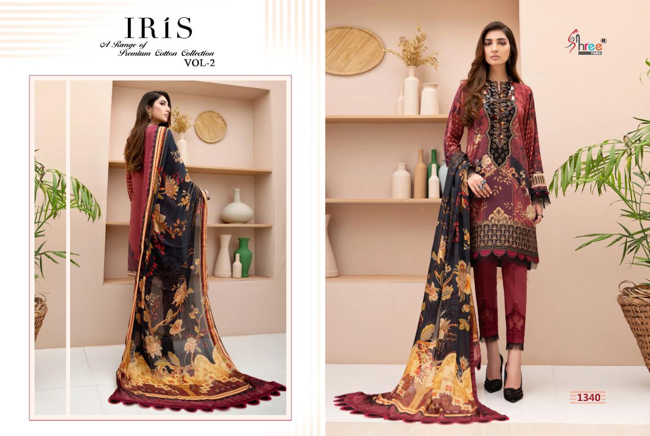 Shree Fab irish Vol 2 Launched Latest Designer And Stylish Printed Designs  Pure Jam Cotton With Print And Exclusive Embroidery Work Salwar Suit  