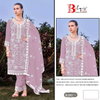 Bilqis B 160 U To X Organza Embroidery Pakistani Salwar Suits Wholesalers In Surat