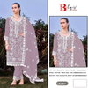 Bilqis B 160 Q To T Fox Georgette Embroidered Pakistani Salwar Kameez Collection
