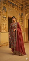 Naisha K 395 Cotton Anarkali Doriya Casual Wear Kurti With Pant Dupatta Suppliers In India