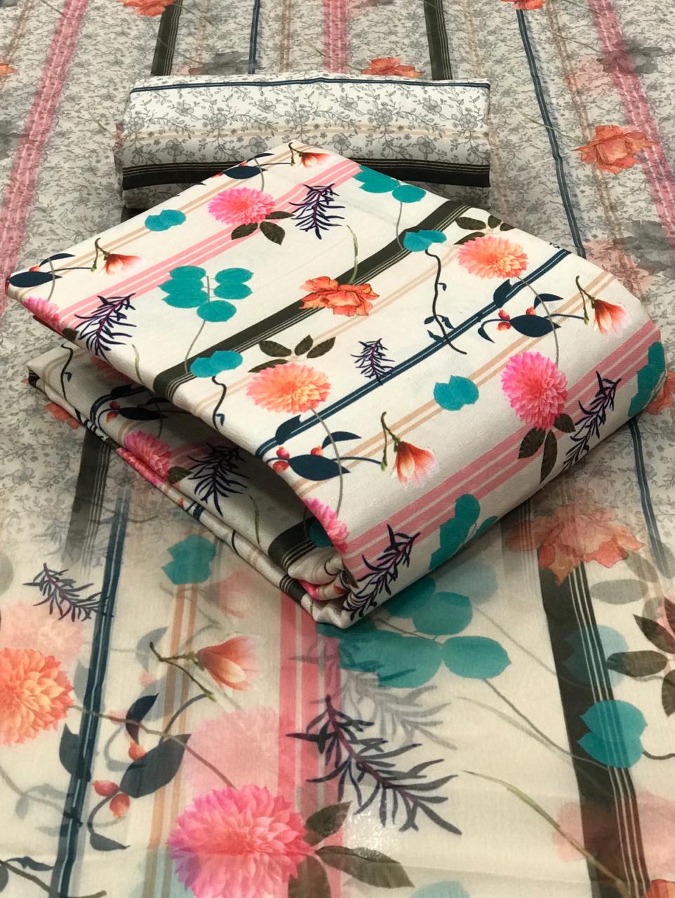 Pashmina 2 Exclusive Pashmina Designer Printed Casual Wear Dress Material Collection