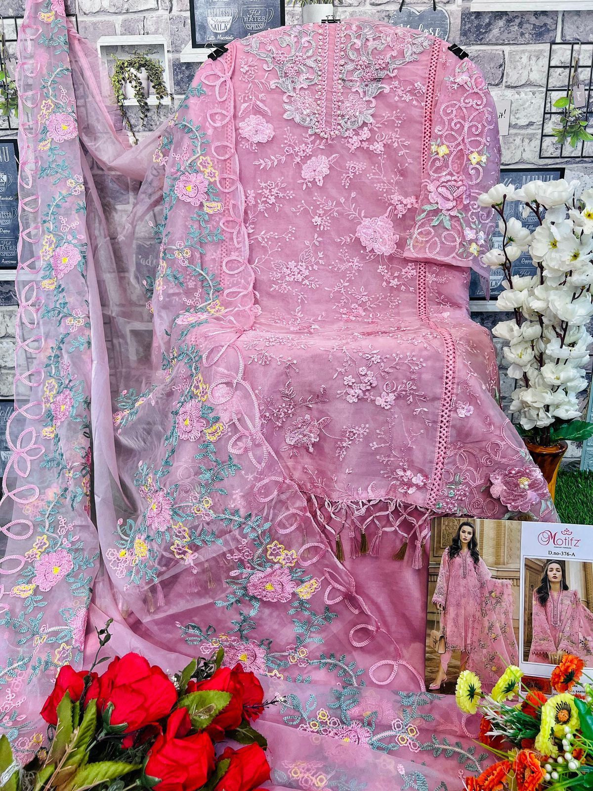 376 Organza Designer Pakistani Suits Catalog