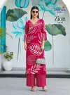 Zion Vol 1 By Radhika Rayon Discharge Kurti With Bottom Wholesale Market In Surat