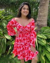 Mk A-Line Mini Dress Party Wear Western Catalog